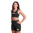 SAYSKY Zig Zag Combat Sports Bra Dame Schwarz