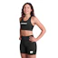 SAYSKY Zig Zag Combat Sports Bra Dame Sort