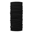Buff Midweight Merino Wool Solid Black Schwarz