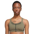 Nike Alpha Dri-FIT High-Support Front-Zip Bra Women Green