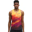 HOKA Race Day Singlet Track Print Herre Multi