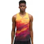 HOKA Race Day Singlet Track Print Herre Multi