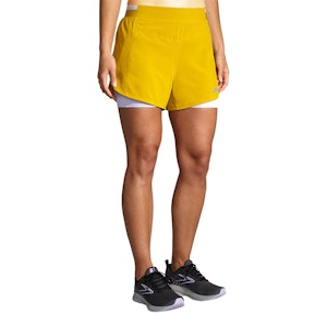 Brooks Run Within 2in1 4 Inch Short Femme