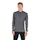 Fusion C3 Zip Neck Shirt Herr Grau