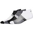 ASICS Color Block Ankle Socks 3-Pack Unisexe Multi