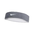 Nike Swoosh Classic Reversible Headband Unisex Grau