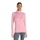 New Balance Sport Essentials Space Dye Quarter Zip Shirt Damen Rosa