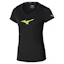 Mizuno Core Runbird T-shirt Femme Noir