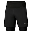 Mizuno Trail Multipocket 2-in-1 Shorts Homme Schwarz