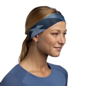 Buff CoolNet UV+ Slim Headband Ahin Azure Unisexe
