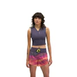 HOKA Skybreeze Crop Tank Damen Lila
