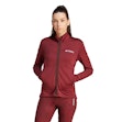 adidas Terrex Polarfleece Full Zip Jacket Damen Rot