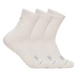 HOKA Quarter Run Sock 3-Pack Unisex Weiß