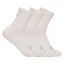 HOKA Quarter Run Sock 3-Pack Unisex Weiß