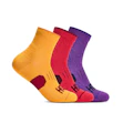 HOKA Quarter Run Sock 3-Pack Unisexe Multicolore