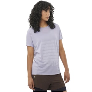 Salomon Sense Aero GFX T-shirt Dame Salomon Sense Aero GFX T-shirt Dame