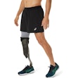 ASICS Road 2in1 5 Inch Short Herren Black