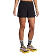 Brooks High Point 3 Inch 2in1 2.0 Short Dame Schwarz