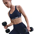 Nike Indy Dri-FIT High Support Padded Convertible Sports Bra Damen Blau