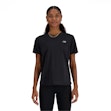 New Balance Athletics T-shirt Women Schwarz