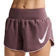 Nike Tempo Flow Swoosh Dri-FIT Mid-Rise Shorts Dame Lila