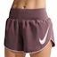 Nike Tempo Flow Swoosh Dri-FIT Mid-Rise Shorts Dame Lilla