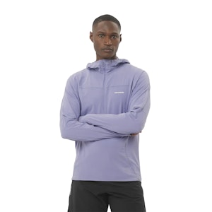 Salomon Sense Aero Hybrid Half Zip Hoodie Homme Salomon Sense Aero Hybrid Half Zip Hoodie Homme