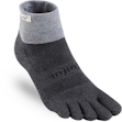 Injinji Trail Midweight Mini-Crew/Coolmax Socks Unisex Grau