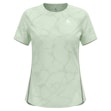 Odlo Zeroweight Engineered Crew Neck T-shirt Dam Grün