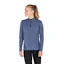 Fusion C3 Zip Neck Shirt Dam Blå