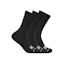 HOKA Crew Run Socks 3-Pack Unisex Black