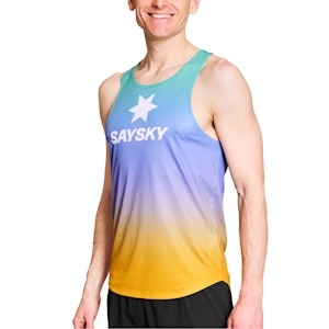SAYSKY Drip Dye Flow Singlet Herre SAYSKY Drip Dye Flow Singlet Herre