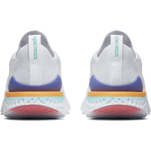 Epic react flyknit sales 2 white hyper jade