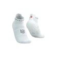 Compressport Pro Racing Socks V4.0 Run Low Unisexe Weiß