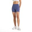 New Balance Sleek Pocket High Rise 6 Inch Short Damen Blau