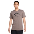 Nike Trail Dri-FIT T-shirt Herre Brown