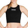 SAYSKY Flow Race Crop Top Femme Schwarz