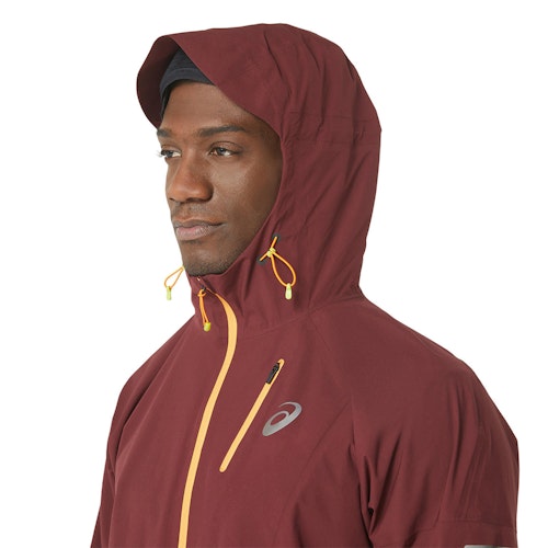 Asics rain best sale jacket mens