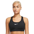 Nike Swoosh Medium-Support Sports Bra Dam Svart