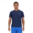 New Balance Athletics T-shirt Herre Blau
