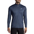Brooks Dash Half Zip Shirt 2.0 Homme Blau