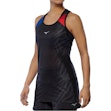 Mizuno DryAeroFlow Graphic Singlet Dam Schwarz