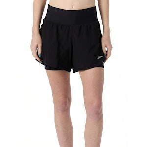 Brooks Chaser 5 Inch 2-in-1 Short 2.0 Dame Brooks Chaser 5 Inch 2-in-1 Short 2.0 Dame