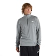 New Balance Sport Knit Quarter Zip Shirt Herren Grau