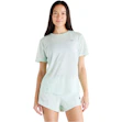 New Balance Athletics T-Shirt Dam Blau