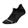 New Balance Run Flat Knit No Show Socks Unisex Schwarz