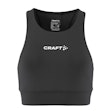 Craft Rush 2.0 Crop Top Dam Schwarz