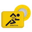 BibBits Race Number Magnets Runner Yellow