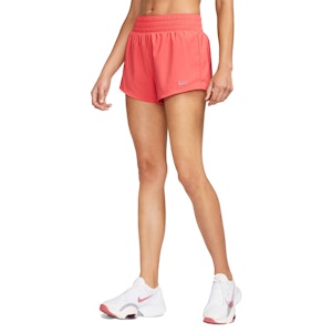 Nike Dri-FIT One Mid-Rise Brief-Lined 3 Inch Short Dame