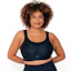 PureLime Compression Bra Damen Blau